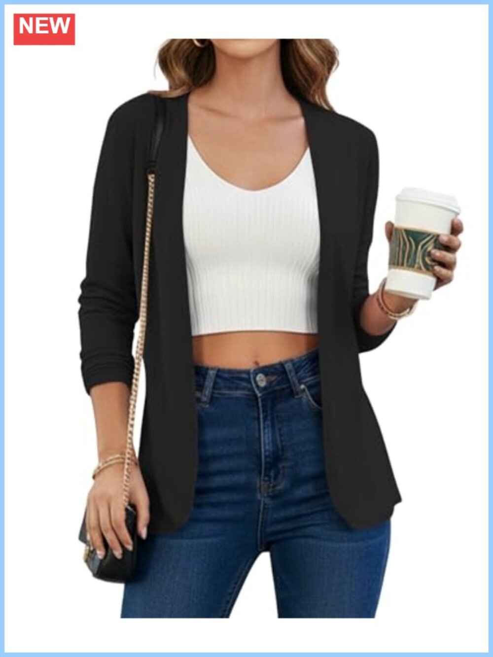 Womens Open Front Cardigan Lightweight Long Sleeve Dressy Casual Layering